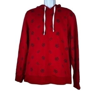 New With Tag Tommy Hilfiger Hoodie Sweater Logo Red Size M
